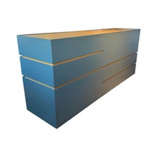 Interlübke Sideboard Just Cube Bold Lack Bahia M81 Grün Blau 