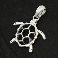 Anhänger Schildkröte Wasser Turtle Meeresbewohner Meer Silber Damen Mädchen 
