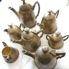 Neusilber Kaffeeservive