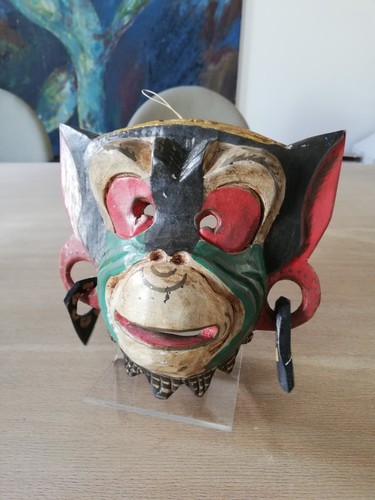 Holz affenmaske barong - affenmaske,