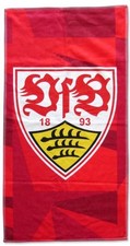 VFB Stuttgart Strandtuch Wappen rot 100x180cm - B-Ware