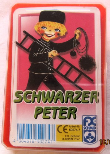 Spielkarten schwarzer peter - schwarzer,