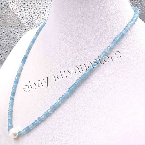 Facettierter 2x4mm blau - facettierter,