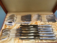 Gebr. Hepp Besteckset versilbert 6 Personen