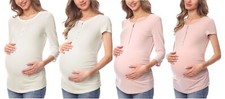 Damen umstands shirt bluse - bluse, mit