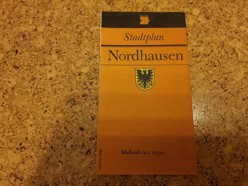 Stadtplan nordhausen ddr veb - nordhausen,