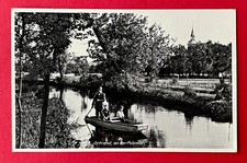 AK ORTRAND 1935 An der Pulsnitz mit Typen im Boot   ( 163853