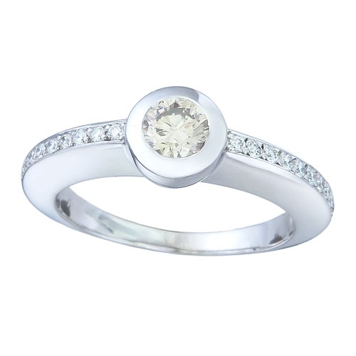 Ring brilliant 750 - , white