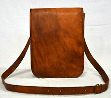Leder Vintage Messenger Schultertasche Herren Ranzen S Laptop Schule Aktentas...