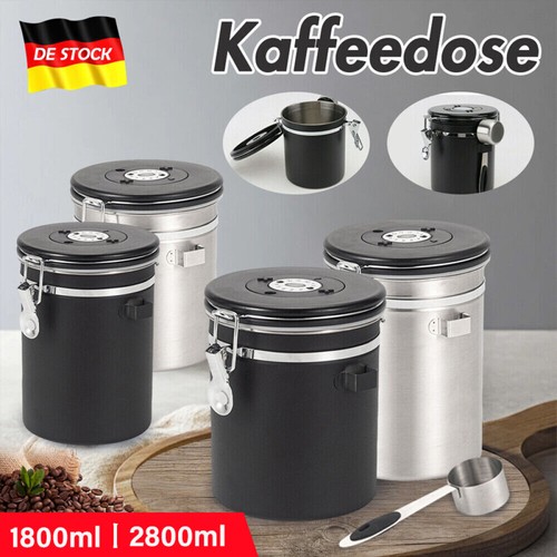 8l kaffeedose edelstahl - kaffeedose,