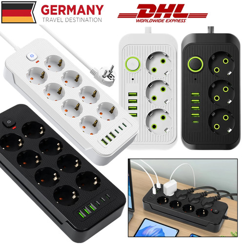 Steckdosenleiste fach usb - steckdosenleiste,