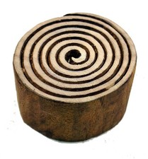 Indischer Textilstempel, Holz