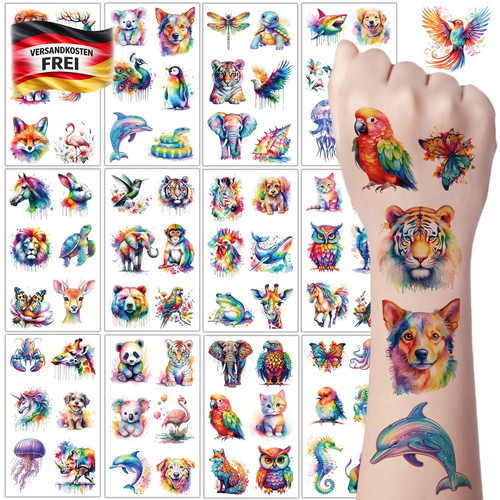 Kinder tattoo set mit bunten - mit,
