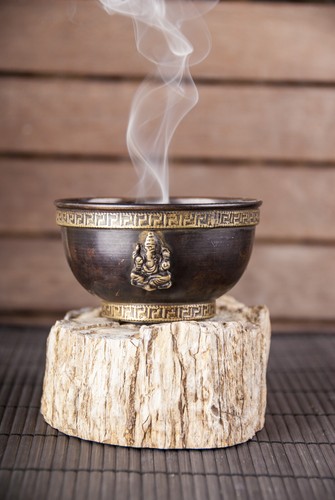 Ganesha räucherschale aus - räucherschale,