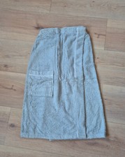 Saunakilt für Damen, Saunatuch aus Frotte Baumwolle, Gr. S/M