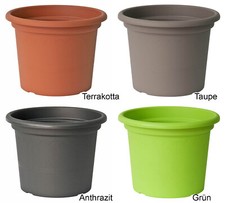4 Farben 12 Größen Blumentopf Topf Garten Blumentöpfe Blumenkasten Kübel Töpfe
