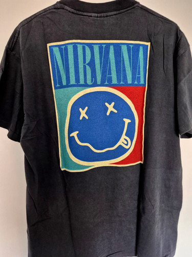Nirvana shirt vintage - nirvana,