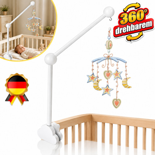 Babybett mobile halterung holz - babybett,