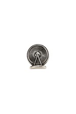 Ansteck-Pin Riesenrad silber antik handgefertigt Ø 2cm Wiesnaccessoires Wiesn