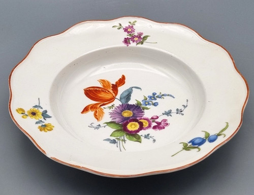 Meissen porzellan suppenteller - meissen,
