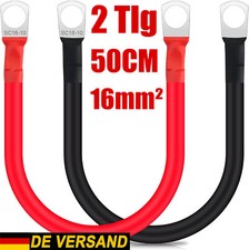2x Batteriekabel M10 50cm 12v