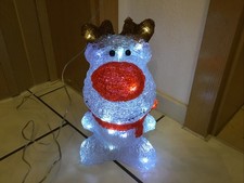 LED Acryl Rentier Deko Figur