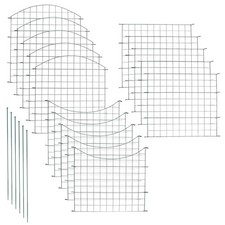 Teichzaun Gartenzaun 11tlg