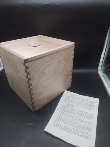 Holzbaukasten kubischer kasten - holzbaukasten,kubischer,