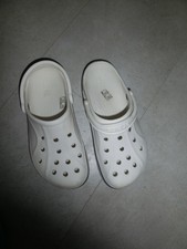 Crocs Bayaband Weiß Gr.40/41 Clogs Gummischuihe Wasserschuhe Hausschuhe top