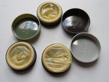 Mondos Silber DDR Kondome. 3 Dosen ,