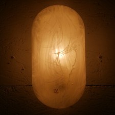 Ovale Wandlampe Peill & Putzler Deutschland Space Age Design 60er 70er vintage