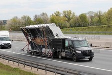 LKW Foto Mercedes-Benz Sprinter Plattformanhänger Deutschland schwarz COM #l5hu