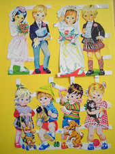 1 Bogen Glanzbilder - Oblaten MLP 1494, mit Glitzer, ein Pärchen ist abgetrennt