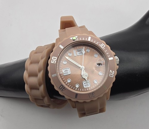 Wickelarmbanduhr damen nougat - damen,