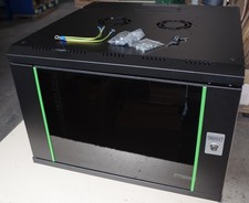 Netzwerkschrank Wandmontage 19" 7 HE is 100kg Digitus DN-19 07U-6/6 Schwarz