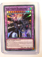 Der Erste Finsterlord ROTD-EN040 Super-Rare 1 Auflage YU-GI-OH Englisch EX