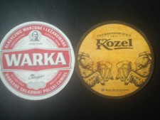 Polen 2 div. Bierdeckel Warka