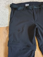 Maier Sports Funktions Hose 2in1 mit Gürtel Outdoor Gr.28 Schwarz 