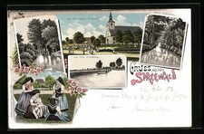 Lithographie Burg /Spreewald