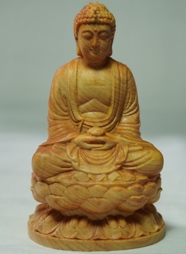 Zen buddha figur - figur,, holz