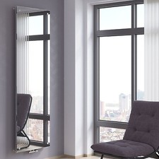 Heizkörper Glas Heizwand Spiegelheizkörper Front Spiegel eckig 180x60cm 825 Watt