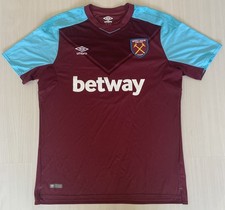 West Ham United Home Football #9 Carroll Shirt 2017 2018 Trikot Umbro Gr. XL