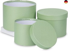  3er Set Runde Geschenkbox