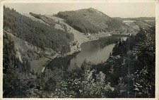 AK - Komotau - Talsperre Grundtal im Erzgebirge - Landschaft