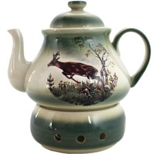 Teekanne mit Stövchen im Set