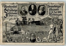 13628399 - 6100 Meiningen Gauturnfest 1911 Portrait Turnvater Jahn Meininger