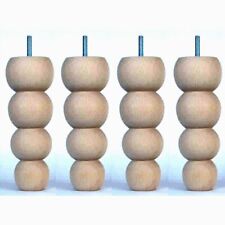 4 MODERNE MÖBELBEINE 200 mm (8") lang, E818, SOFA, STUHL, FUSSHOCKER, BETT