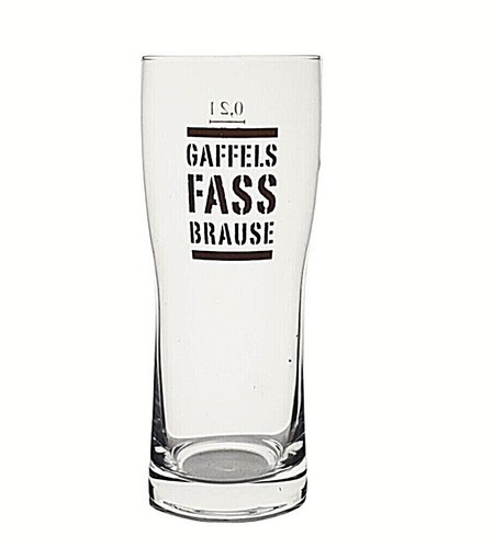 Gaffels fassbrause glas - gaffels,