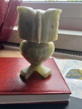 KAUZ EULE UHU aus HELIOTROP Edelstein-Tier a3