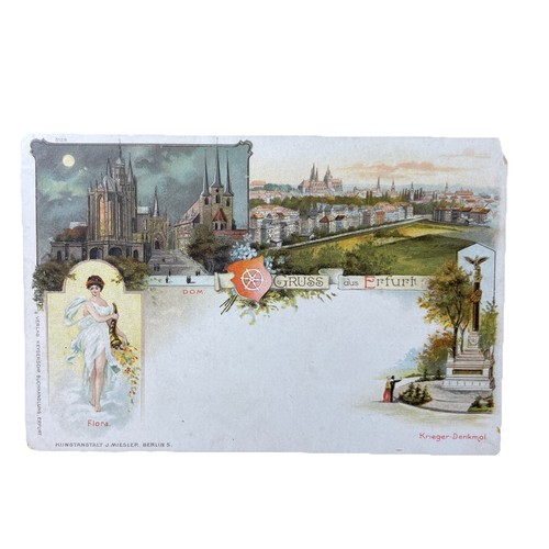 Postkarte erfurt - postkarte,